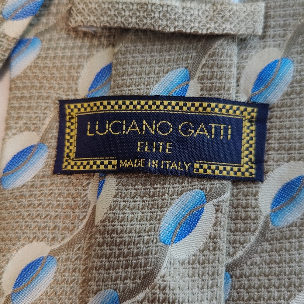 Luciano Gatti Elite tie 100% Silk made in Italy - Picture 4 of 6